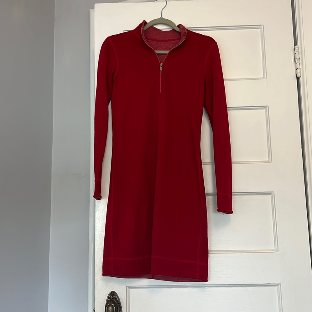 Tommy Bahama Reversible Quarter zip Sweater Dress